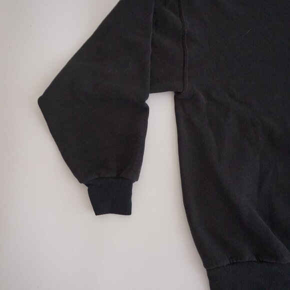 VTG '90S Jerzees Black Embroidered Funny Grandpa Cotton Crewneck Sweater XL - Picture 9 of 9